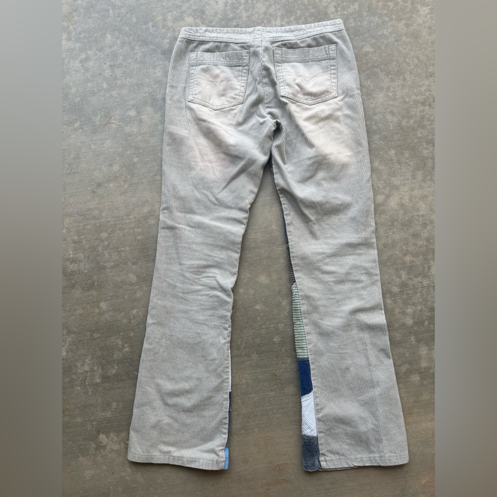 Colorful Patchwork Corduroy Pants - Picture 3 of 3